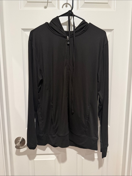 32 Degrees Jackets & Blazers - 32 Degrees Black Hooded Zip-Up Lightweight Jacket